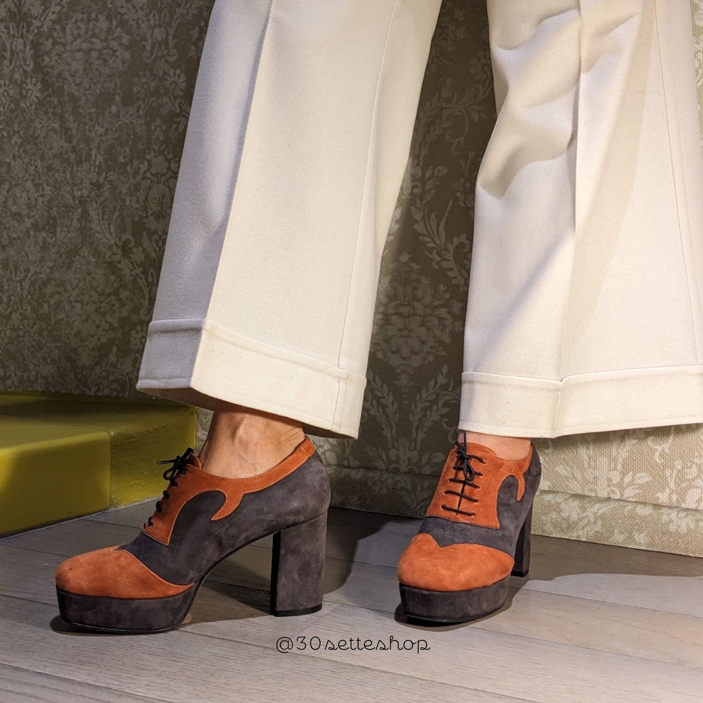 BLONDIE Bruciato Scarpa stringata con plateau