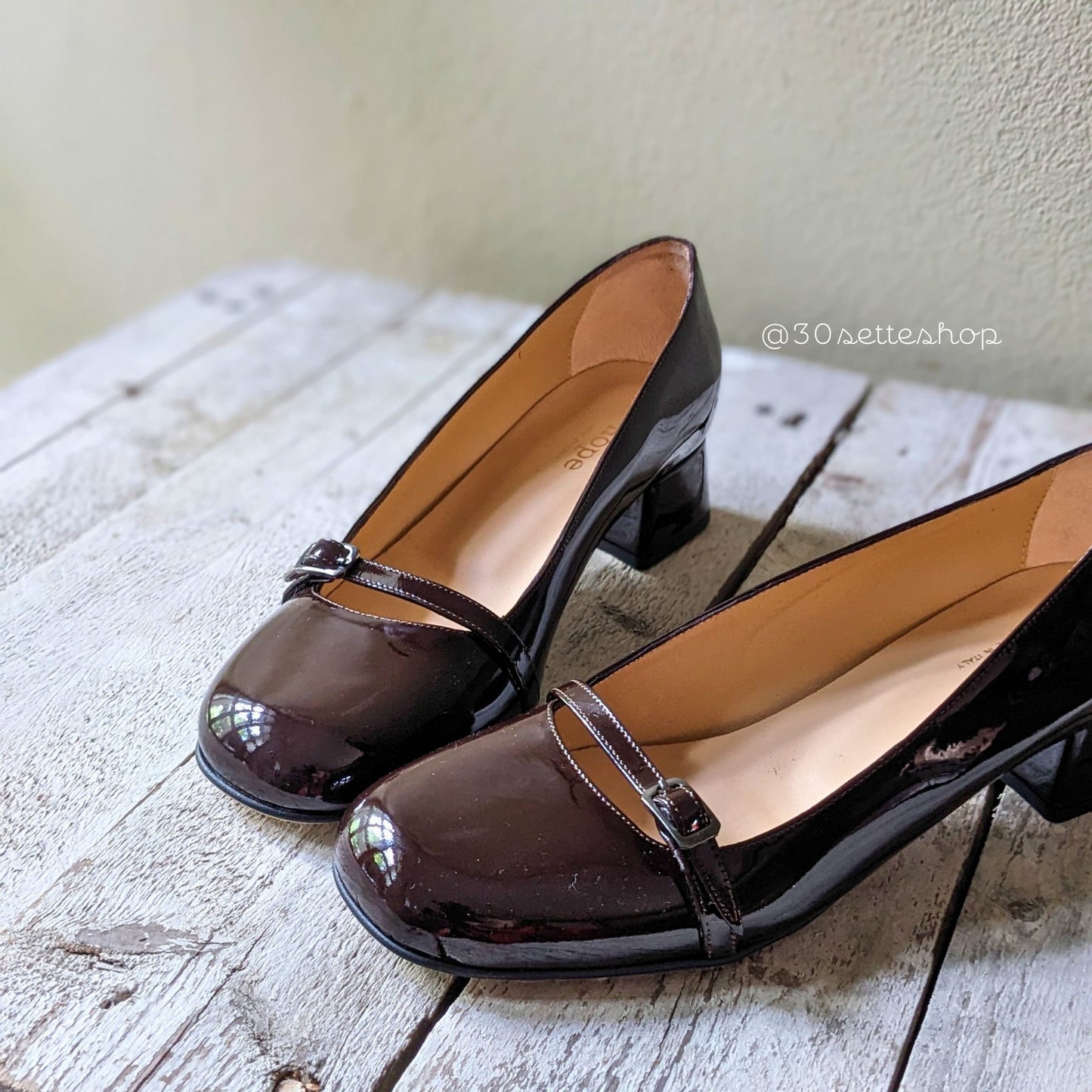 cornelia-decollete-mary-jane-vernice-caffè-forma-tonda-baby-artgianale