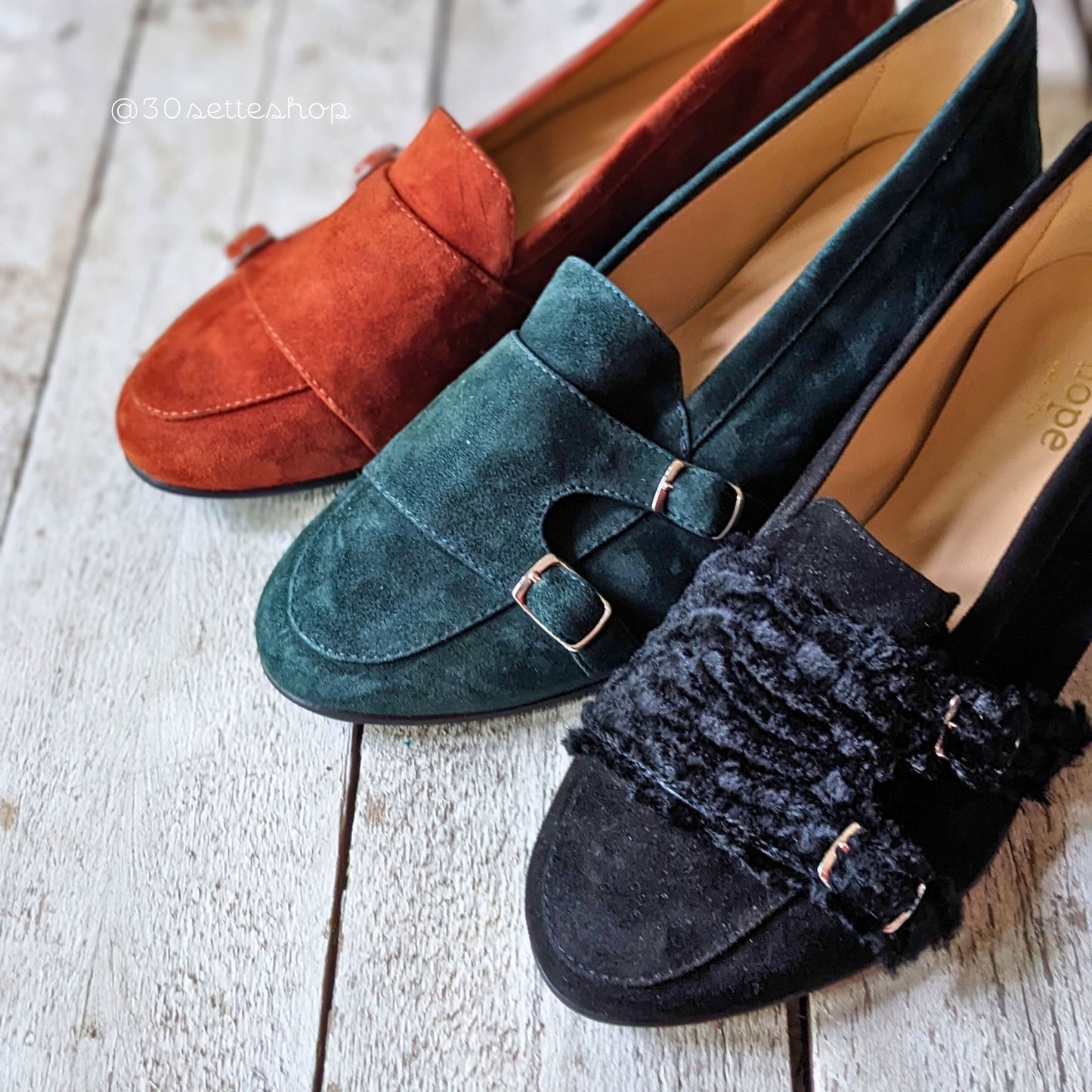 DORIS mocassino con doppia fibbia