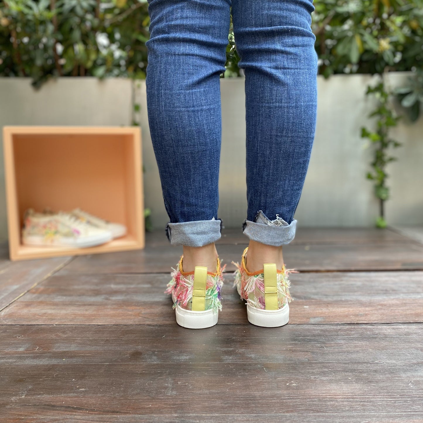 GAIA Gialla Sneakers in rete