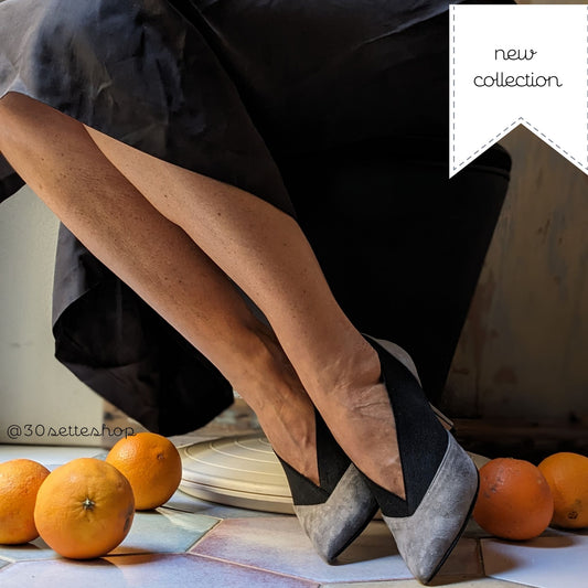 ALINA Grigio Décolleté con elastico