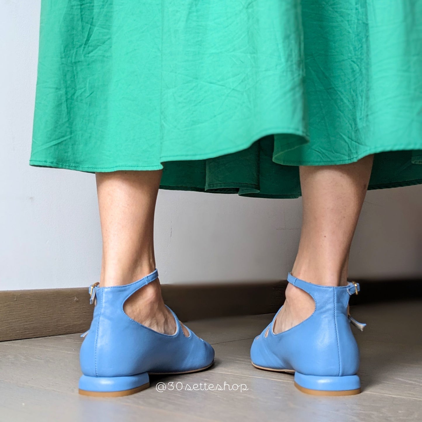 AMBER Lavanda Ballerina con cinturini