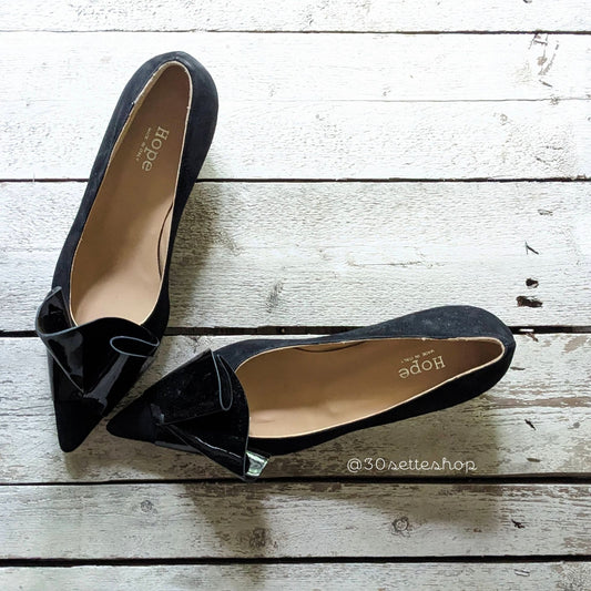 marta-bimateriale-decollete-kitten-rouches-camoscio-vernice-nero-tacco-3cm-artgianale