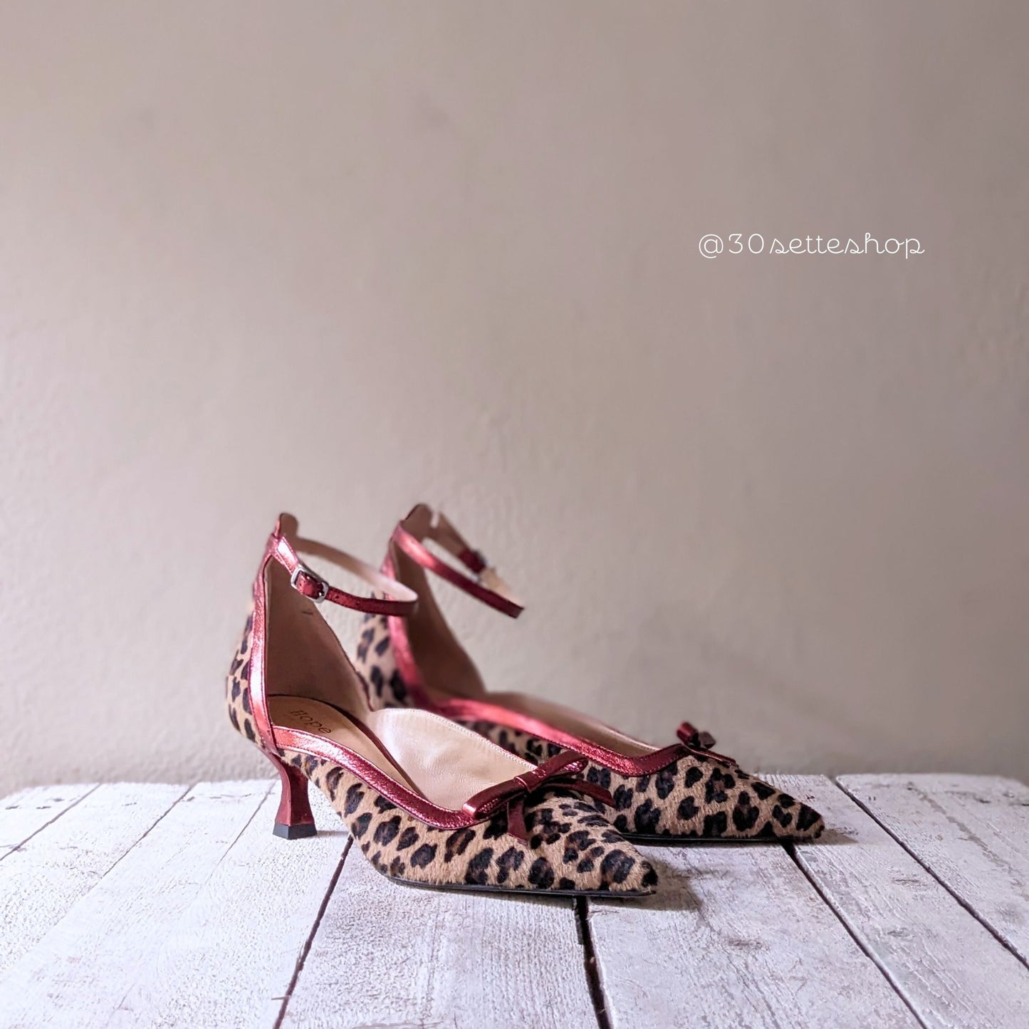 nio-decollete-kitten-heels-cavigliera-cavallino animalier laminato bordeaux-tacco-3cm-artigianale