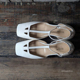 TANIA Panna Ballerina t-bar d'orsay kitten heel