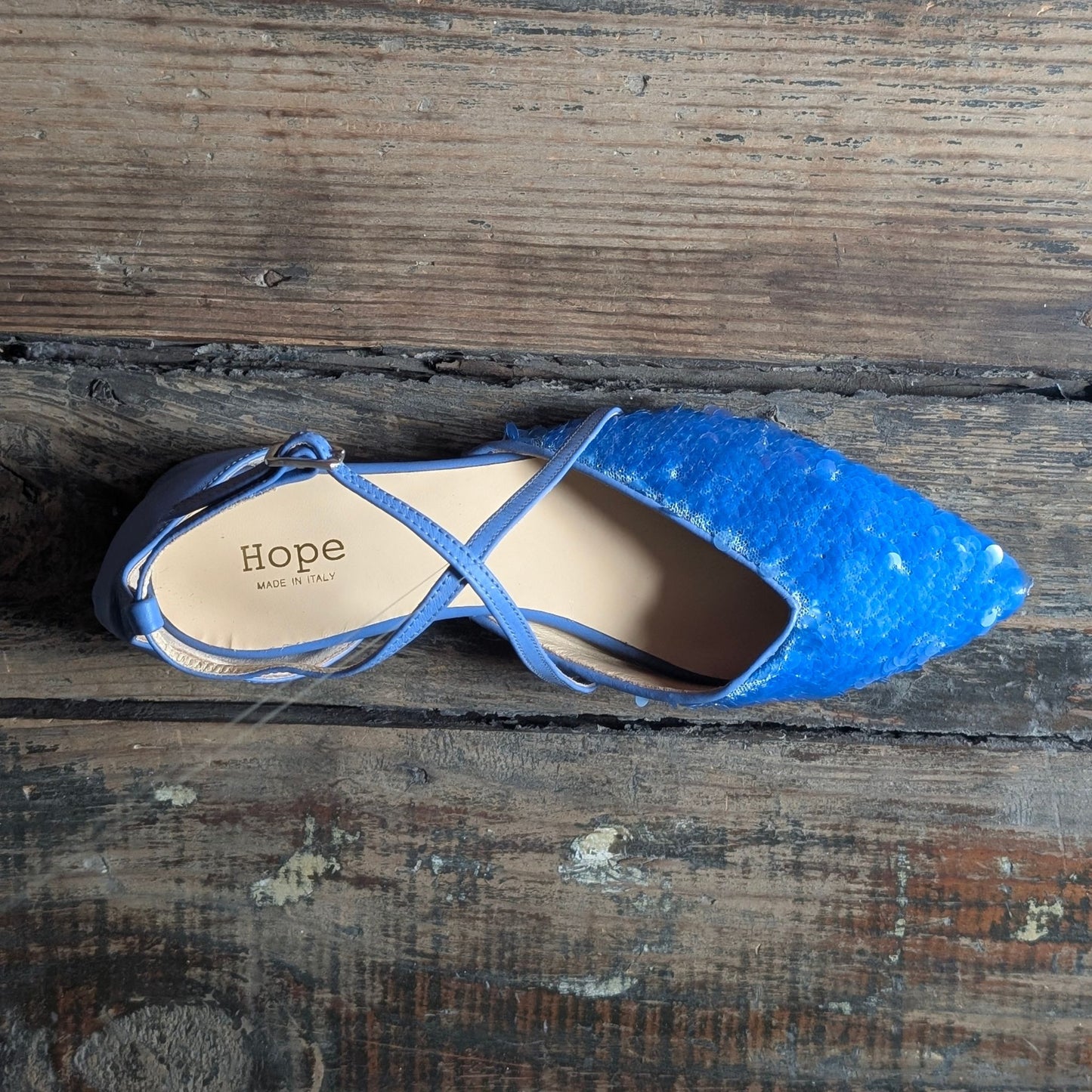 VALE Cielo Ballerina a punta con cinturini