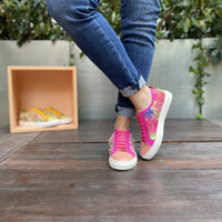 GAIA Rosa Sneakers in rete