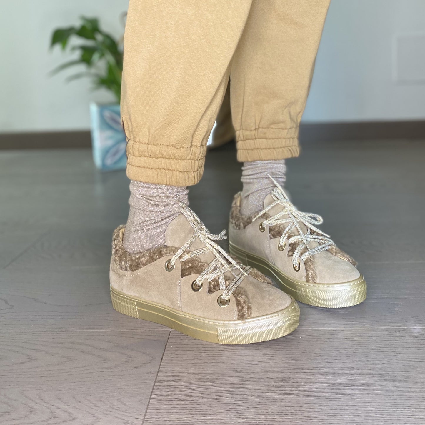 GLOW Suede Sneakers