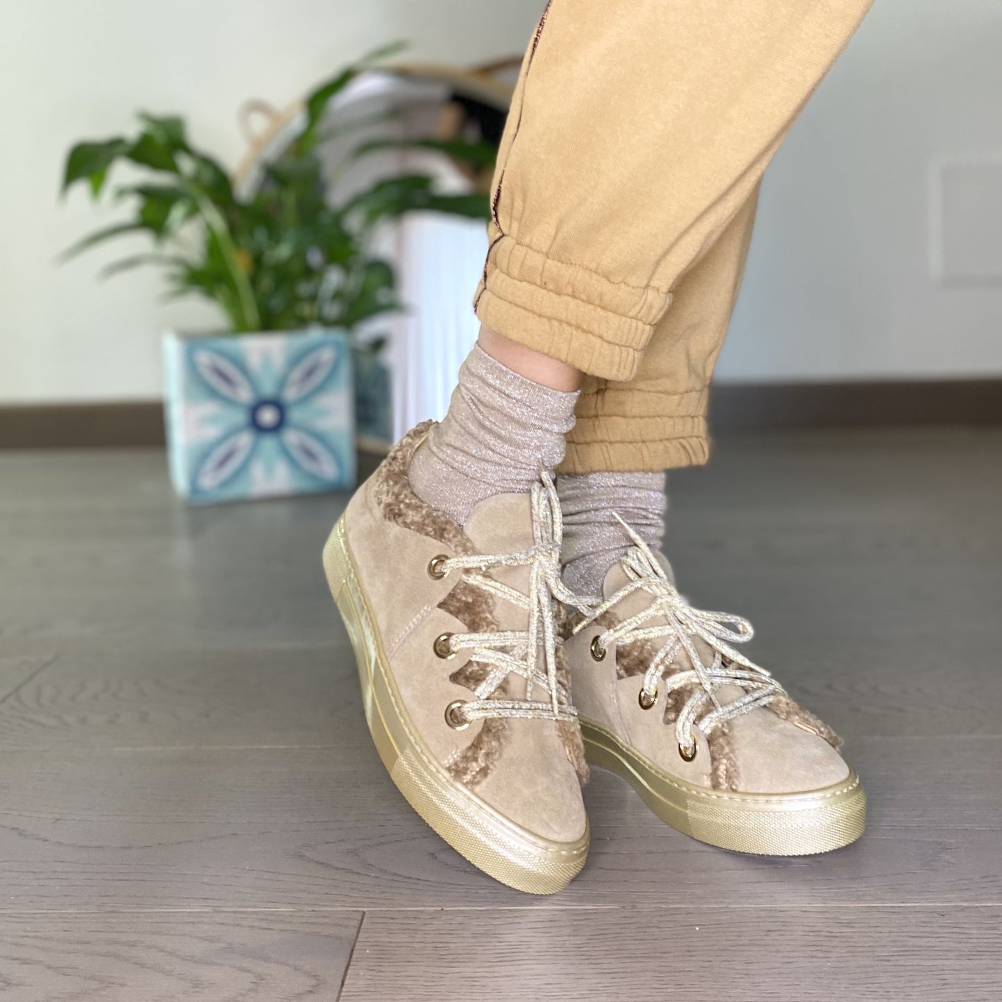 GLOW Suede Sneakers