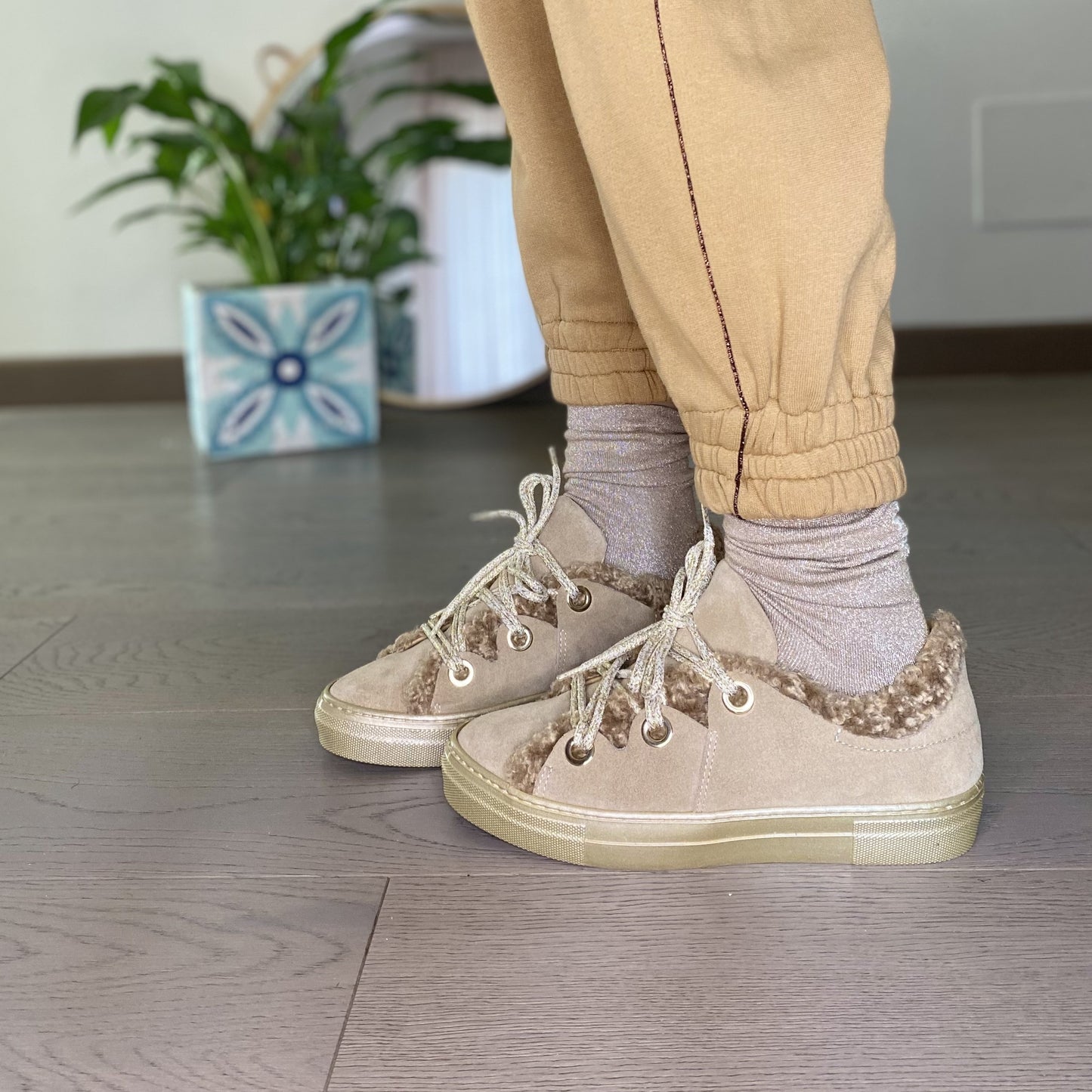 GLOW Suede Sneakers